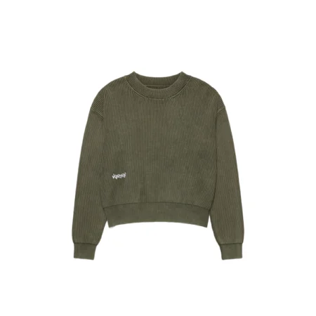 Mertra Waffle Knit (Washed Green)