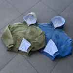 Mertra Hoodie Green & Blue Set