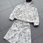 MERTRA PATCHWORK PLAID JACKET & SHORT